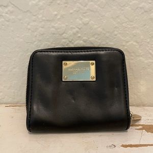 Michael Kors Black Soft Leather Small Wallet